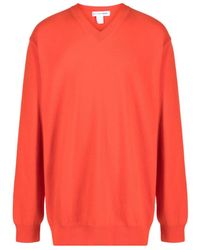 Comme des Garçons - V-Neck Wool Jumper - Lyst