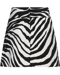 Dolce & Gabbana - Zebra-Print Flared Skirt - Lyst