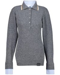 Stella McCartney - Logo Patch Polo Jumper - Lyst