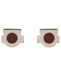 Ferragamo - Gancini Cufflinks - Lyst