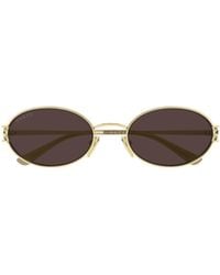 Gucci - Emblem Panthos Sunglasses - Lyst