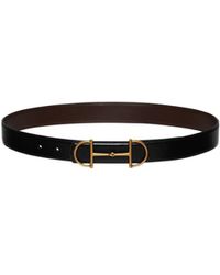 Gucci - Horsebit Reversible Belt - Lyst