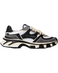 Dolce & Gabbana - Chunky Platform Sneakers With Paneled Design - Lyst
