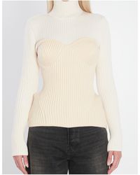 Jean Paul Gaultier - Ribbed Knit Pullover - Lyst
