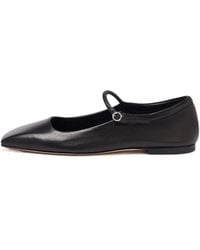 Aeyde - Uma Square-Toe Mary Jane Flats - Lyst