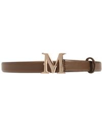 Max Mara - Mclassic Monogram Slim Belt - Lyst