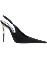 Saint Laurent - Pointed-Toe High-Heeled Sandals - Lyst