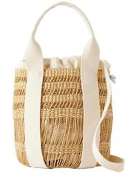 Muuñ - Raffia Bucket Bag - Lyst