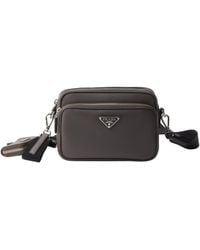 Prada - Saffiano Leather Shoulder Bag - Lyst
