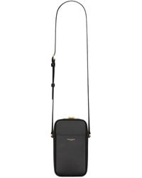 Saint Laurent - Paris Zip-Up Nano Messenger Bag - Lyst