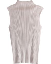 Pleats Please Issey Miyake - Turtleneck Sweater - Lyst