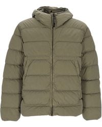C.P. Company - Chrome-R Goggle Quilted Hooded Jacket - Lyst
