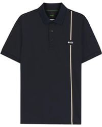 BOSS - Toc Game 3 Striped Short-Sleeve Polo Shirt - Lyst