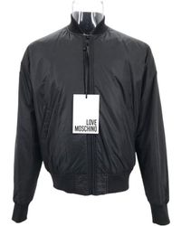 Moschino - Long-Sleeved Zipper Casual Jacket - Lyst