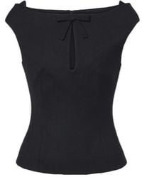ShuShu/Tong - Bow-Detail Off-Shoulder Top - Lyst