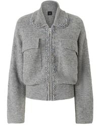 Pinko - Collared Embellish Detailed Jacket - Lyst