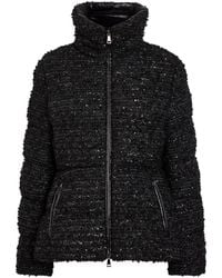 Moncler - Urbel Padded Metallic-Tweed Jacket - Lyst
