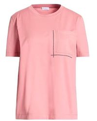Brunello Cucinelli - Solid Crew Neck Short-Sleeve T-Shirt - Lyst