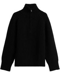 Studio Nicholson - X Aaron Levine Collaboration Bristol Wool Long-Sleeved Knit Sweater - Lyst