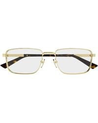 Gucci - Eyewear Rectangular Frame Glasses - Lyst
