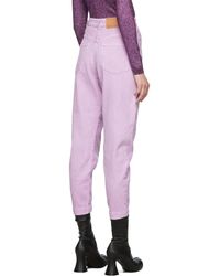 Stella McCartney - Logo Embroidered Straight Leg Jeans - Lyst