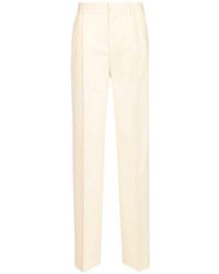 MM6 by Maison Margiela - Pleat High-Waisted Pants - Lyst