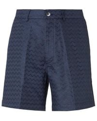 Missoni - Chevron-Pattern Tailored Shorts - Lyst