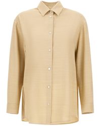 Herno - Tie-Neck Shirt - Lyst