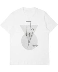 Neil Barrett - Lightning Pattern T-Shirt - Lyst