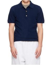 Entire studios - Button-Front Short-Sleeve Polo Shirt - Lyst