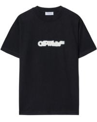 Off-White c/o Virgil Abloh - Spray Arrow Crewneck T-Shirt - Lyst