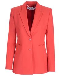 Off-White c/o Virgil Abloh - Notch Lapels Buttoned Blazer - Lyst