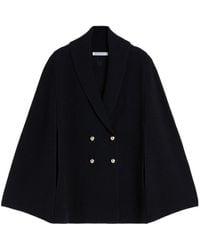 Max Mara - Mxaagenzia Button-Up Knit Cape - Lyst