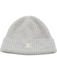 Celine - Rib Knitted Hat - Lyst