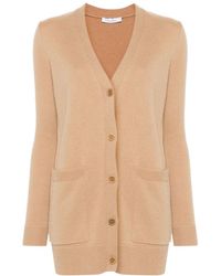 Max Mara - Villar V-Neck Long-Sleeved Cardigan - Lyst