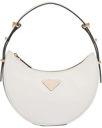 Prada - Arque Small Leather Shoulder Bag - Lyst
