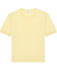 Saint Laurent - Short-Sleeve Sweater - Lyst