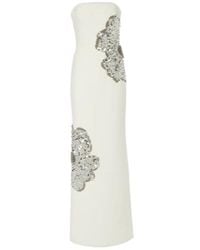 Rebecca Vallance - Layana Strapless Embellished Gown - Lyst