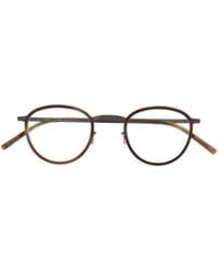 Mykita - Tortoiseshell-Effect Round-Frame Glasses - Lyst