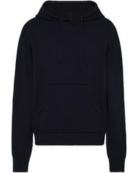 Maison Margiela - Knitted Drawstring Hoodie - Lyst