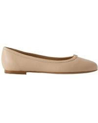 Chloé - Chloé Marcie Round-Toe Ballet Flats - Lyst