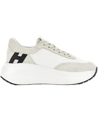 Hogan - Platform Lace-Up Sneakers - Lyst