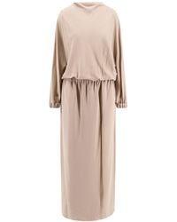 Giorgio Armani - Organic Silk Long Dress - Lyst