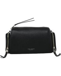 Tory Burch - Mini Perry Voyager Grained-Leather Cross Body Bag - Lyst