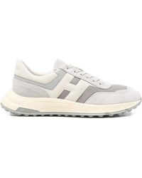 Hogan - Layered Silk And Nylon Sneakers - Lyst