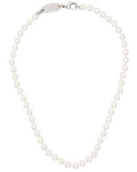 Vivienne Westwood - Logo Engraved Embellished Necklace - Lyst