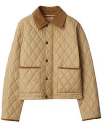 Burberry - Nylon Quilted Jacket - Lyst
