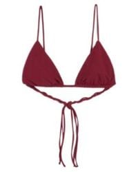 Jil Sander - Jersey Tangle Bikini Top - Lyst