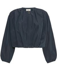 Weekend by Maxmara - Butterfly Cropped Zip-Up Jacket - Lyst