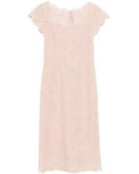Ermanno Scervino - Floral Lace Midi Dress - Lyst